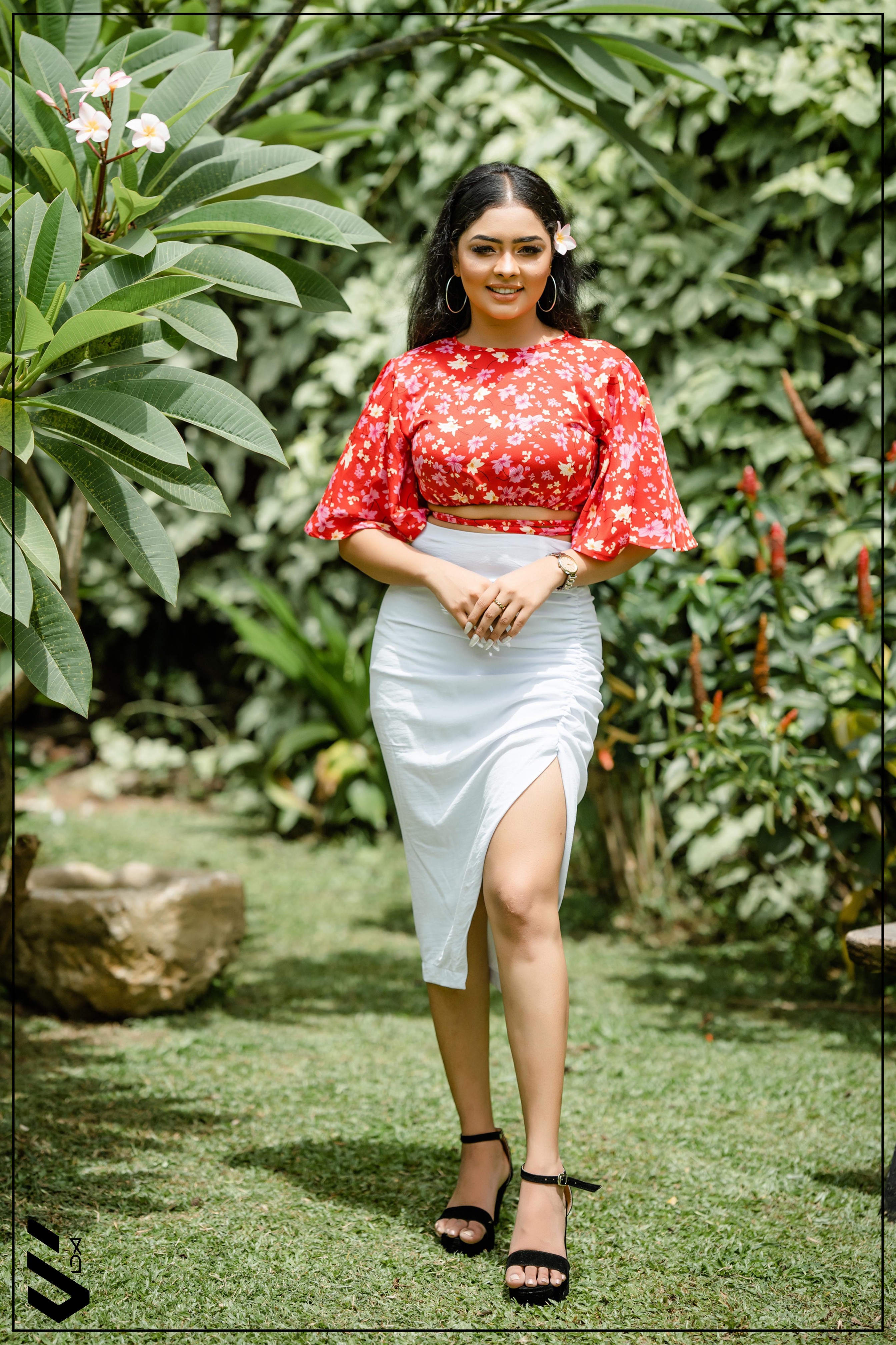RED FLORAL